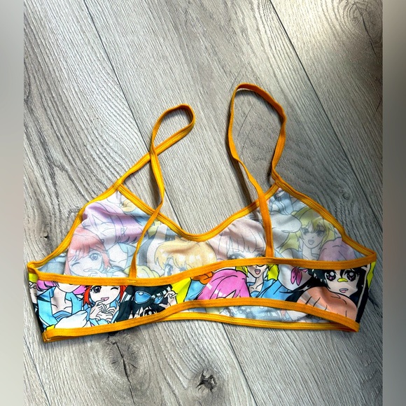 Cute anime bralette mesh size M - Picture 2 of 4